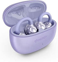 Energy Sistem ChicPods Auriculares Inalambricos Bluetooth Premium Insonorizados Open Sound 23H Bateria ENC Cascos con Cancelacion Ruido en Llamadas IPX4 Resistentes al Agua True Inalámbrico Violeta