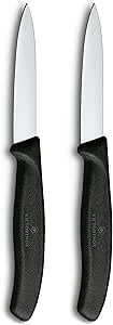 Victorinox Swiss Classic Schäl- y Gemüsemesser-Set, 2tlg, 8 cm, negro