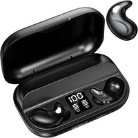 ROTRES Auriculares Bluetooth para Dormir, Mini Invisibles en La Oreja, Bluetooth 5.3, para Orejas Pequeñas, Antirruido para Dormir de Lado (Ferroso)