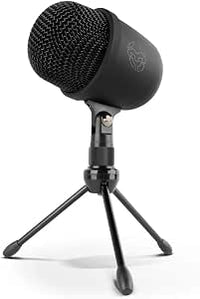 KROM KIMU Pro - Micrófono unidireccional, Conexión Micro USB para móviles y Tablets, Audio 3.5 mm Jack