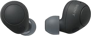 Sony WF-C700N Auriculares Inalámbricos con Bluetooth, Cancelación de Ruido (Pequeños, Ligeros y con conexión multipunto, IPX4, hasta 20 HR de autonomía, Carga Rápida, iOS & Android) Negro