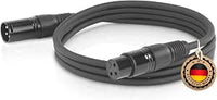 ETEC XLR Cable Mikrofon Cable Stecker auf Buchse 1,5m