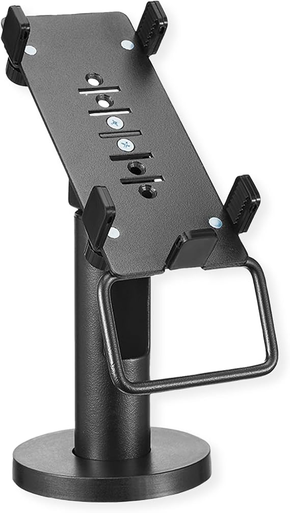 ROLINE Soporte Universal, Giratorio e inclinable para Terminal de Tarjeta de crédito, Negro