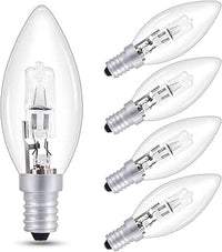 Morotty Bombilla E14 28W Regulable, 230V Bombilla de Vela 340LM Blanco Cálido 2700K, E14 bombilla de Tornillo Edison, Transparente c35 e14 Lámpara para Candelabros Luces de Pared, Paquete de 6
