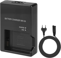 MH-24 Cargador Baterías para Nikon EN-EL14 EN-EL14A D3500 D5600 P7700 P7800