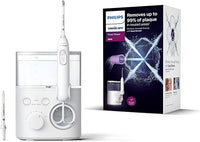 Philips Irrigador oral Sonicare Power Flosser 3000 con Tecnología Quad Stream Modelo HX3711/20,White,1 item,1.0 unidad, Blanco, con depósito