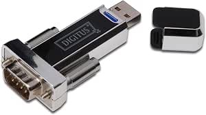 DIGITUS USB auf Seriell Adapter - RS232 Konverter - USB 1.1 Typ-A zu DSUB 9M - PL2303RA Chipsatz - Verlängerungs-Kabel