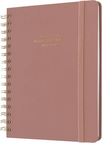 Kokonote Agenda escolar 2025-2026 Semana Vista A5 Rosa Nude - Agenda Universitaria Curso 2025 2026 | Con Pegatinas y Apartados funcionales : Para Estudiantes Universidad o Instituto