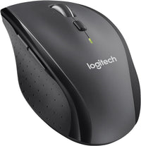 Logitech M705 Marathon Ratón inalámbrico, Receptor Unificador USB de 2,4 GHz, 1000 dpi, 5 Botones Programables, Batería de 3 años, Compatible con PC, Mac, Portátil, Chromebook - Grafito