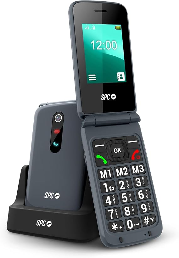 SPC Stella 2 - Teléfono móvil para Mayores, Teclas Grandes y Base de Carga
