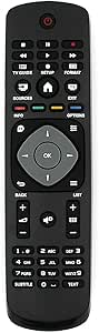 Mando a distancia de repuesto para Philips TV 24PHS4022/12 | 24PHS4031/12 | 24PHS4304/12 | 32PFK4101/12 | 32PFS4131 | 32PFS4131/12 | 32PFS4132