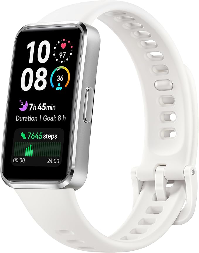 HUAWEI Band 10 Smartwatch, Monitorización de Actividad Física con IA, Análisis del Sueño a Nivel Profesional, VFC Promedio Durante el Sueño, 14 Días, Carcasa de Aleación de Aluminio, iOS & Android