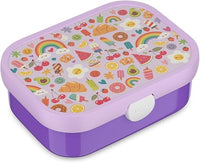 Mepal - Fiambrera Campus - Bento Box para Niños - Lonchera con Compartimento y Tenedor - Fiambrera con Cierre de Clip - Sin BPA y apta para Lavavajillas - 750 ml - Food Fest