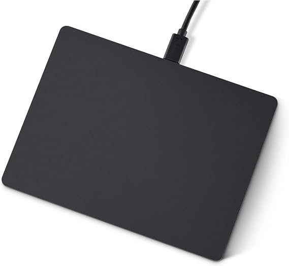 Amazon Basics Panel Multitáctil con Control por Gestos, Panel Táctil USB-C con Cable para PC Windows (sin Compatibilidad con MacOS), 16,3cm (6,4 Pulgadas), Cable de 1,8 m, Negro