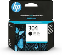 HP 304 N9K06AE, Negro, Cartucho de Tinta Original, compatible con impresoras de inyección de tinta HP DeskJet 2620, 2630, 3720, 3730, 3750, 3760, HP Envy 5010, 5020 y 5030