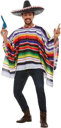 Smiffys Poncho, Multicolor Halloween, Carnaval