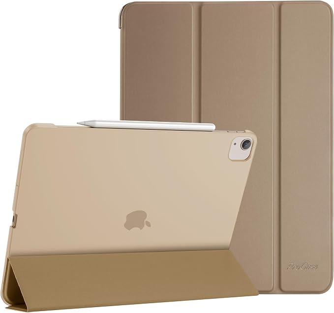 ProCase Hülle für 12,9" iPad Pro 2022/2021/2020/2018 (6/5/4/3 Gen), Schutzhülle Leicht Dünn Hart Smart Case Cover Kompatibel mit 12.9 Zoll iPad Pro -Sternenlicht