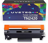 UVETEQ TN2420 Cartucho de Toner Compatible para Brother TN-2420 TN-2410 para Brother DCP-L2530DW HL-L2310D HL-L2350DW HL-L2370DN HL-L2375DW MFC-L2710DN MFC-L2710DW MFC-L2730DW MFC-L2750DW (1 Unidad)