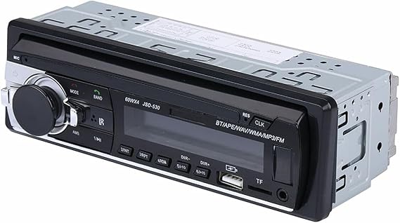 NK Pack Auto Radio Coche - 1 DIN - 4x40W con Accesorios instalación compatibles con Seat - Bluetooth 5.0, Doble USB Carga rapida, AUX In, MP3, FM, Manos Libres, Mando Distancia, iOS & Android