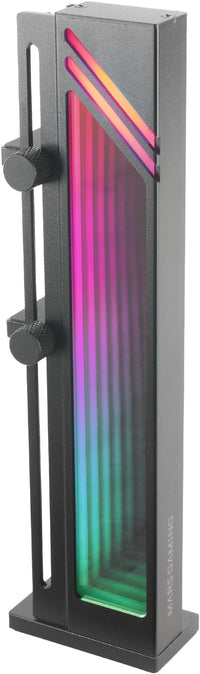 Mars Gaming MCA-GCB, Soporte para Tarjeta Gráfica, Iluminación ARGB Infinity Mirror, Soporte GPU con Sincronización ARGB, Base Magnética Antideslizante, Compatibilidad Universal, Negro
