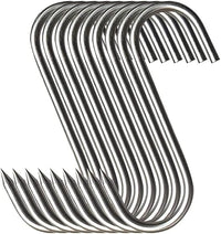 Gflyyue Gancho para carnicero, acero inoxidable premium, para carnicero, ahumado, procesamiento de carne para colgar, carniceros, ahumar, asar y colgar para secar (14 cm)