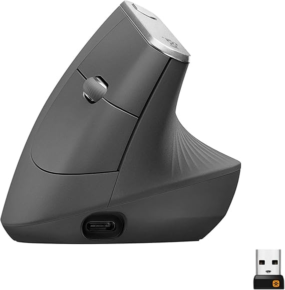 Ratón ergonómico vertical inalámbrico Logitech MX Vertical