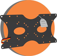 PureMounts Vesa Adapter, Adapterplatte Universal 50x50 bis 400x200 mm, Für Monitor, TV, Fernseher, Bildschirm, Halterung, Wandhalterung, Schwarz