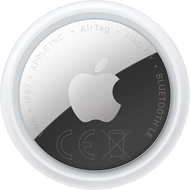 Apple AirTag (2.ª generación): Permite localizar Llaves, Carteras y más; función de localización con Sonido; hasta 1,5 Veces más Alcance en Búsqueda de Precisión