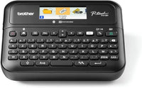 Brother PTD610BTVP Rotuladora electrónica de sobremesa con Pantalla a Color, Teclado y conexión a PC y móvil