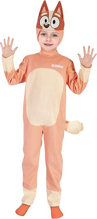Ciao- Bluey perrito mono peluche niño unisex disfraz original Bluey BBC