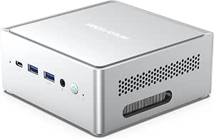MINISFORUM NAB6 Lite Mini PC, Procesador Core i5-12600H de 12 Núcleos/16 Hilos hasta 4,5 GHz, Tarjeta Gráfica Iris XE, 16 GB DDR4/512 GB PCIe4.0 SSD, 2xHDMI/2xUSB-C/2xRJ45 2.5 LAN