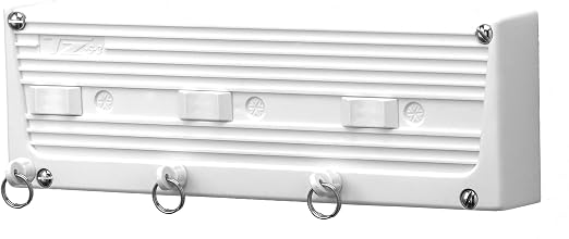 Cuncial TZ-S-3 | Tendedero Automático de Pared 3 Cuerdas | hasta 15 m de Tendido | Extensible 5 m por Cuerda | Blocaje Individual | Interior y Exterior | Compacto y Resistente | Fabricado en España