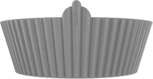 Cecotec Pack 3 Moldes Silicona Circulares para Airfryer de 2,4-5L Cecofry Bucket Pack Accessories S. Silicona Libre de BPA, Reutilizable, Temperaturas desde -40 °C a +250 °C, Fácil Limpieza, 19x6cm