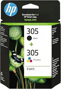 HP 305 6ZD17AE Pack de 2 Cartuchos de Tinta Negra y Tricolor Originales