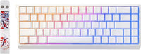 YUNZII x MADLIONS MAD68 HE 60% Teclado Gaming Magnético Cable 8KHz (Blanco)