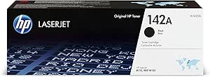 HP 142A Negro, W1420A, Cartucho Tóner Original de 950 Páginas, Compatible con Las Impresoras LaserJet M110w, M140w e Impresoras LaserJet M110we y M140we