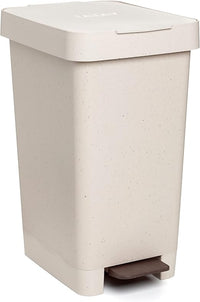 Tatay Cubo de Basura Cocina con Pedal Smart 25L | Diseño Compacto y Funcional | Uso Interior y Exterior | Compatible con Bolsas de 30L | Plástico 100% Reciclado Libre de BPA | 26x36x47cm, Ecohome