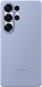 Coque en silicone pour Samsung Galaxy S25 Ultra Bleu ciel