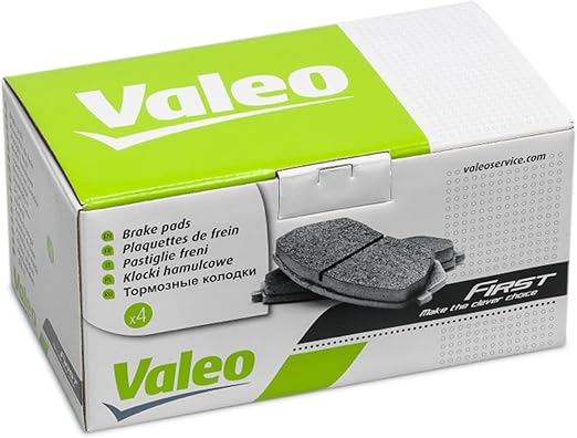 VALEO Plaquettes de frein Essential 302118, Jeu de 4 plaquettes Essieu avant - Certifiées ECE-R90