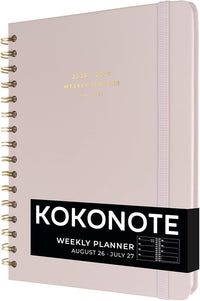 Kokonote Agenda 2026 2027 Semana Vista A5 Lilac