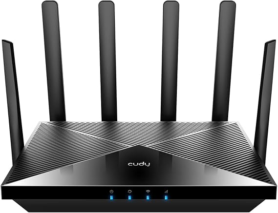 Cudy Router 4G LTE Cat 18 WiFi 6, hasta 1,2 Gbps, 4 x 4 MIMO, AX1800, OpenVPN, Wireguard, Zerotier, Cloudflare, IPv6, Antena móvil extraíble, Dual SIM