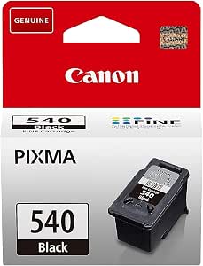 Canon Cartouche Encre - PG-540 Cartucho de tinta d'origine para Impresora - Imprime Hasta 180 Pages A4 (1 x Cartouche Noire)