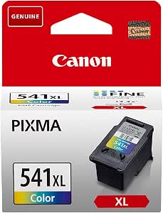 Canon CL-541XL, Cartucho de Tinta Original, Tamaño XL, Cartucho de Tinta Independiente Color, Impresión de Calidad, Embalaje Sostenible, Compatible con Impresoras de Inyección de Tinta PIXMA