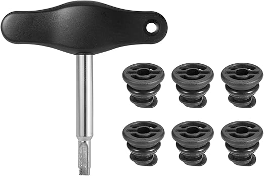 BINB ROAD 1 juego de tapón de drenaje de aceite de motor de coche con herramienta de instalación 06L103801 compatible con Audi A1 A3 A4 A5 Q3 Q5 Volkswagen Golf GTI