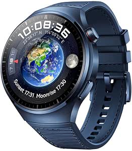 Huawei Watch 4 Pro 3,81 cm (1.5") AMOLED 48 mm Numérique 466 x 466 Pixels Pantalla Tactile 4G Bleu WiFi GPS (Satellite)