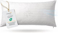 Degrees Home - Majestic - Kissenbezug - Kissenbezug con Reißverschluss - Atmungsaktiv - 100% Baumwolle - Anti-Wirtschaftstechnologie - Kopfkissen 90 cm, Blanco