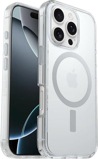 Otterbox Funda Symmetry Clear MagSafe para iPhone 16 Pro, Transparente