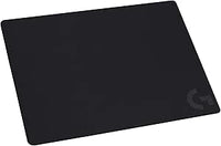 Logitech G G240 Cloth Gaming Mouse Pad, optimizada para sensores de juego, fricción superficial moderada, alfombrilla de ratón antideslizante, accesorios de juego para Mac y PC, 340 x 280 x 1 mm-Negro
