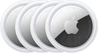 Apple AirTag Paquete de 4 (2.ª generación): Permite localizar Llaves, Carteras y más; función de localización con Sonido; hasta 1,5 Veces más Alcance en Búsqueda de Precisión
