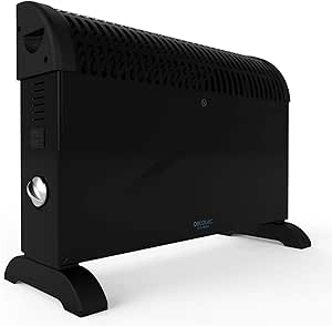 Cecotec Radiador Eléctrico Bajo Consumo Ready Warm 6500 Turbo Convection. 2000 W, Termostato Regulable, 4 Modos, Soporte de pie, Protección sobrecalentamiento, 20 m2